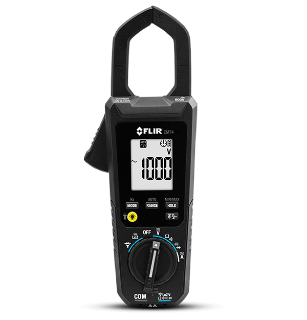 Klešťový multimetr FLIR CM74 s VFD mode