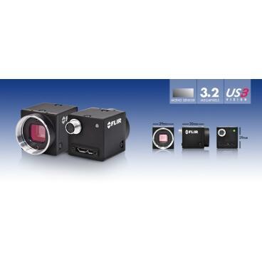 Průmyslová kamera Flir-PointGrey Flea3 3,2 MP barevná / mono USB3 Vision