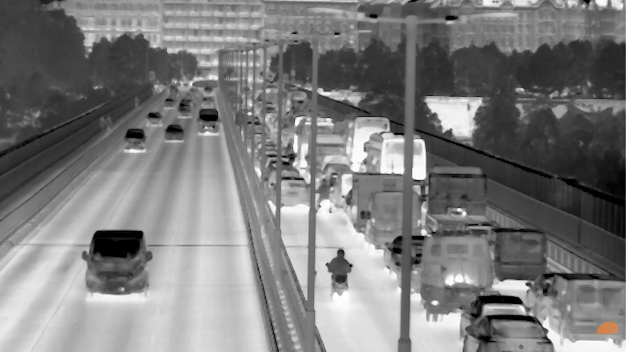 Viditelná nebo infračervená bezpečnostní kamera