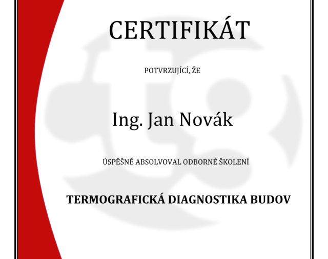 ONLINE Školení Termografická diagnostika budov