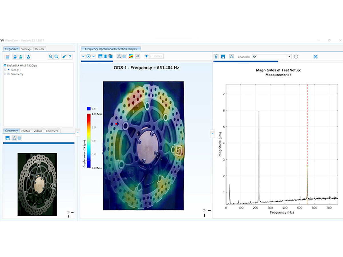 WaveCam - smart softwarová platforma pro analýzu vibrací