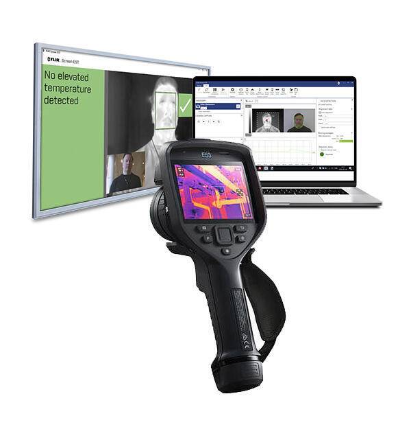 Sestava: Termokamera FLIR E53 a Software FLIR Screen-EST